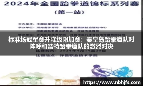 标准场冠军赛升降级附加赛：秦皇岛跆拳道队对阵呼和浩特跆拳道队的激烈对决